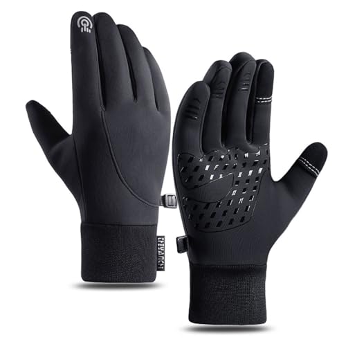 Sensitive Touchscreen Winter Gloves - Large Black