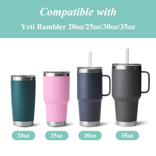 Silicone Protective Boot for Yeti Rambler Tumblers - Transparent+Transparent