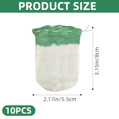 10 Pack U-Shaped Gas Lantern Mantles - High-Temperature Resistant Fabric