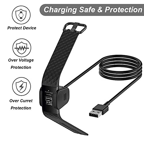 Replacement Charger Cable for Fitbit Charge 3/4 - 1m/3.3ft
