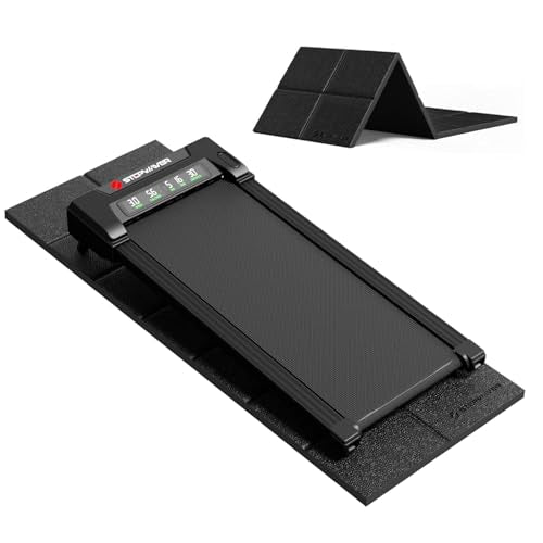 Stepwaver 68.2 x 24.1 Inch Foldable Walking Pad Mat for Carpet Floors - 0.2 Inch Thick, Heavy-Duty Floor Protector