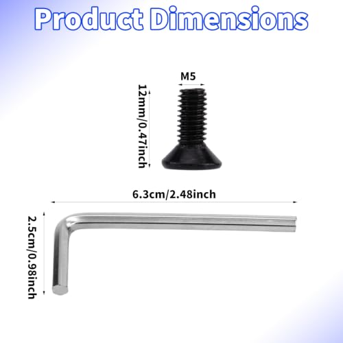 8-Pack Replacement Screws for Delta & Shimano SPD Cleats