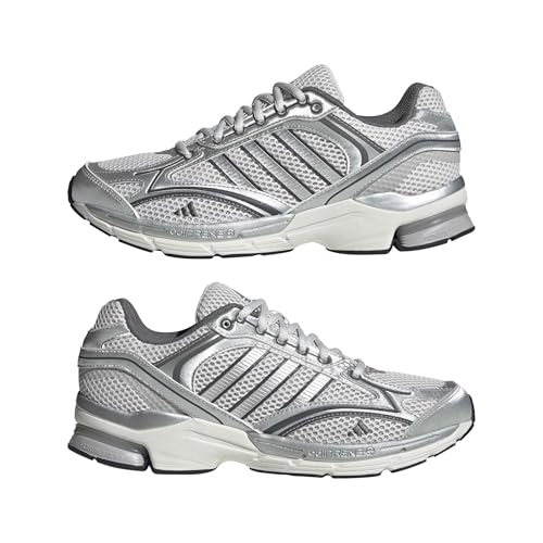Men's Casual Sneakers - adidas Spiritain 2000 - Crystal White/Silver Metallic/Grey
