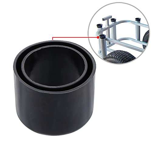 2" Rubber Fishing Rod Holder Tube Insert Protector, 8 Pcs, Fits 50-51mm