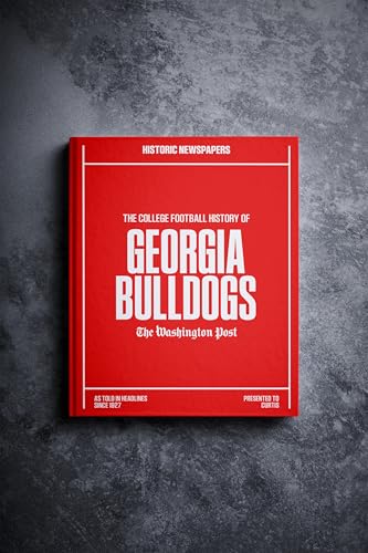 Personalized Georgia Football Newspaper History Book - A3 Hardcover