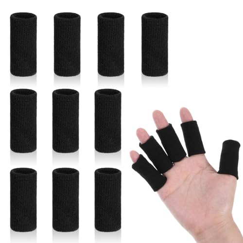 Finger Sleeve Protectors - 10 Pcs Compression Support for Pain Relief