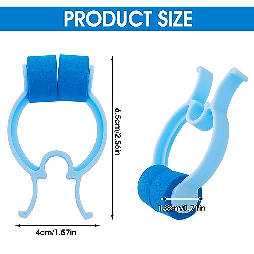 16 Pcs Nose Bleed Stopper Clips - Blue Foam Nose Plugs