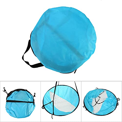 Foldable Kayak Sail with Clear Window & Storage Bag - Blue