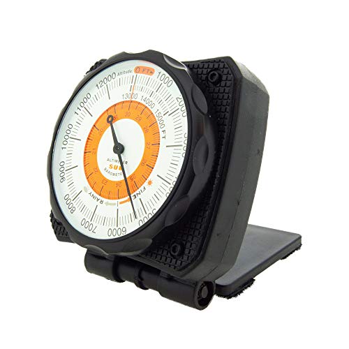 Dashboard Altimeter and Barometer - Accurate Readings up to 15,000 Feet