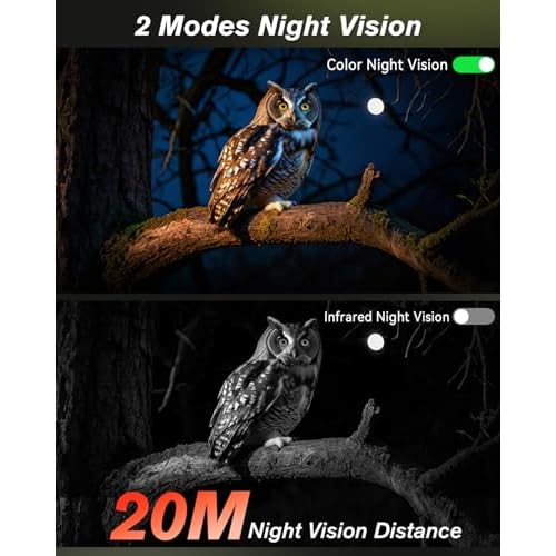 Xega 4G LTE Cellular Trail Camera Built-in SIM Card, 2K No Wi-Fi Hunting Camera Solar for Wildlife, HD Live Streaming, PIR Detection, Instant Alarm, Color Night Vision, 2-Way Audio, IP66