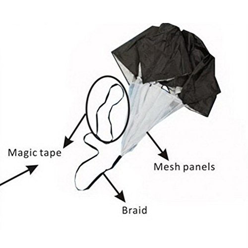 56-Inch Speed Chute Resistance Parachute for Sprint Training
