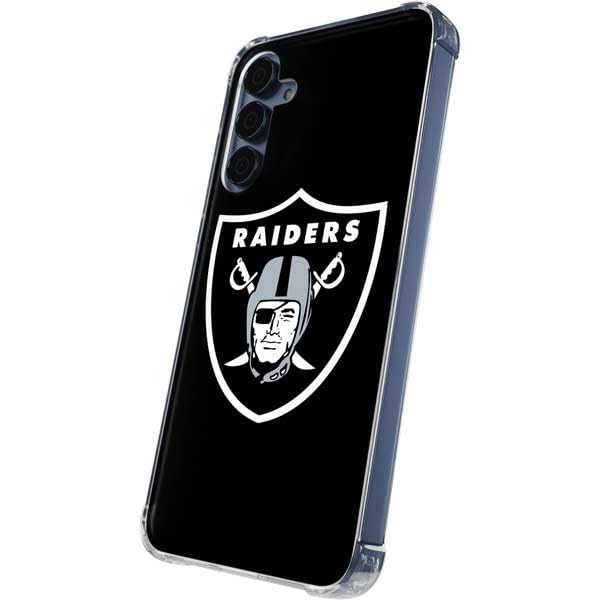 Clear Phone Case for Galaxy A35 5G - NFL Las Vegas Raiders Logo