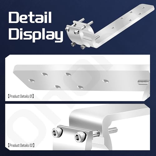 Universal Grill Rail Mount Bracket for Kuuma BBQ Grills, Fits 7/8-1 1/4 Inch Railing