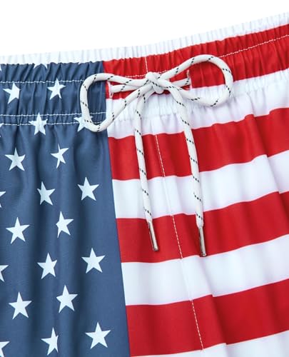 Men's 7-Inch Swim Trunks with Compression Liner – Gleeease