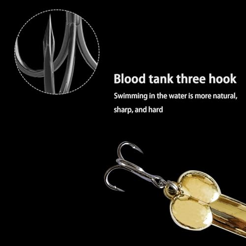 4-Piece Funny Fishing Lure Set - Zinc Alloy Top Water Bass Baits