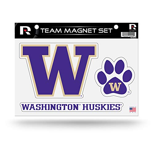 Die Cut Team Magnet Set - Washington Huskies - 8.5" x 11"