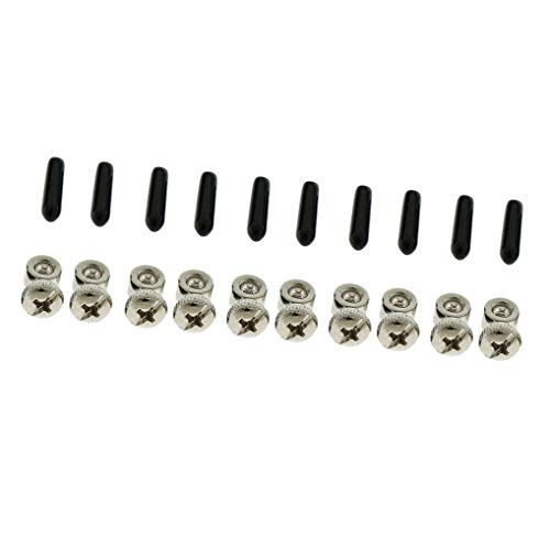 Replacement Adjustable Screws & End Caps for Speed Jump Ropes - 5 Sets
