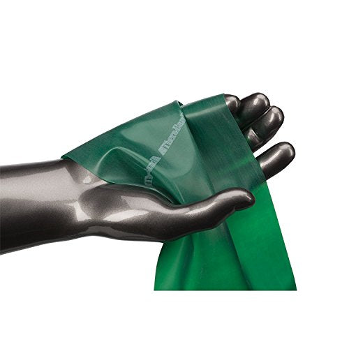 THERABAND Level 3 Heavy Green Resistance Bands - 15-Pack for Rehab & Strength Training