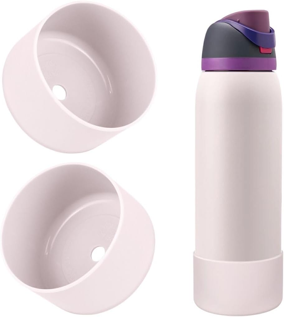 Owala Silicone Water Bottle Boot - Protective Anti-Scratch & Anti-Dent Sleeve Cover | 40oz Dreamy Field