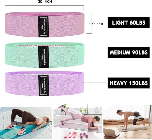 Pilates Set for Women - Magic Circle, Resistance Bands & Ball - Pink