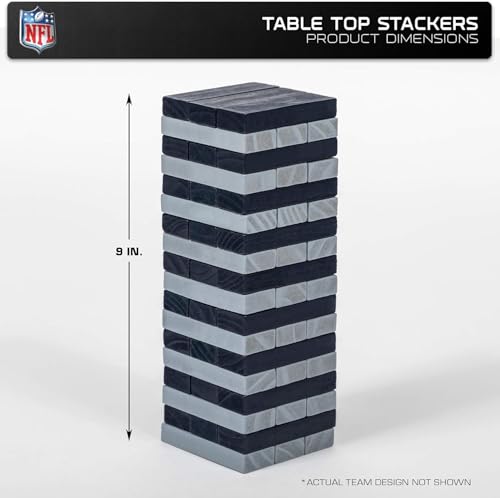 Buffalo Bills Tabletop Stackers Game - Classic Wooden Block Game