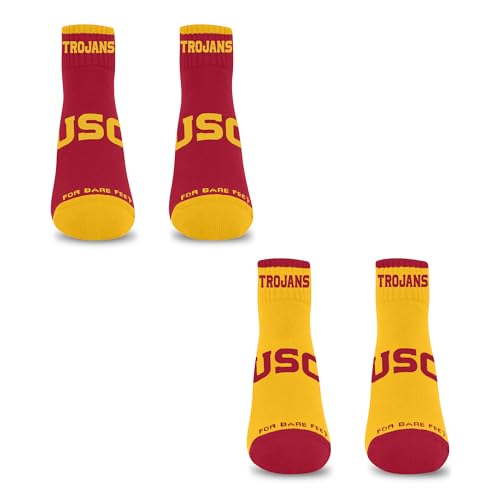 USC Trojans Kids Front and Center Low Quarter Socks - 2 Pack