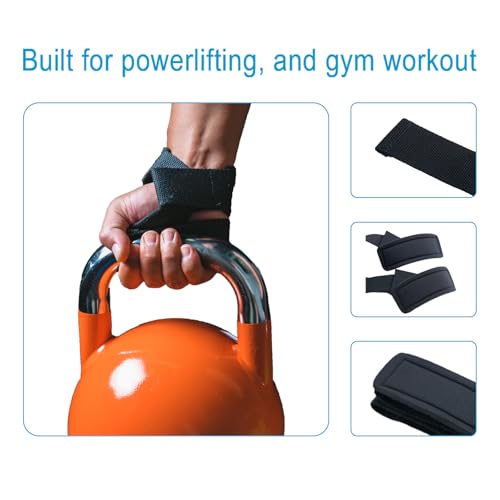 Heavy-Duty Lifting Wrist Straps for Weightlifting & Deadlifts
