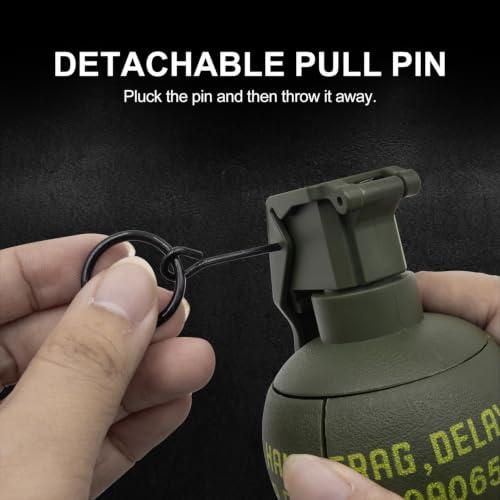 M67 Dummy Hand Grenade - Green, Tactical Movie Prop for Airsoft & Paintball