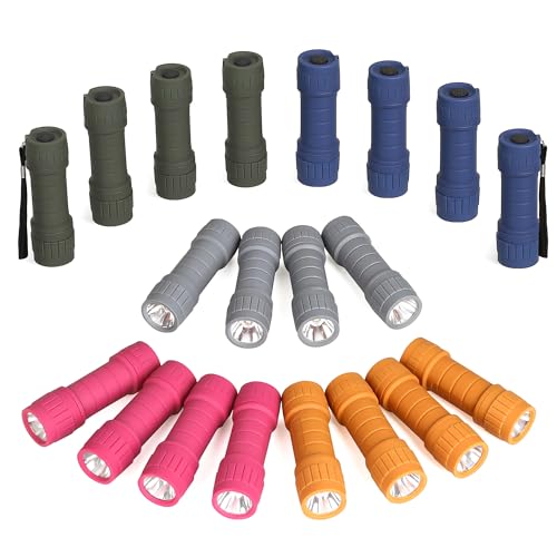 20-Pack Small Flashlights Set, Super Bright 100 Lumen LED Flashlight Pack with 60-Piece AAA Batteries Included, Mini Flashlight, Outdoor Flashlight for Camping, Hiking, Emergency