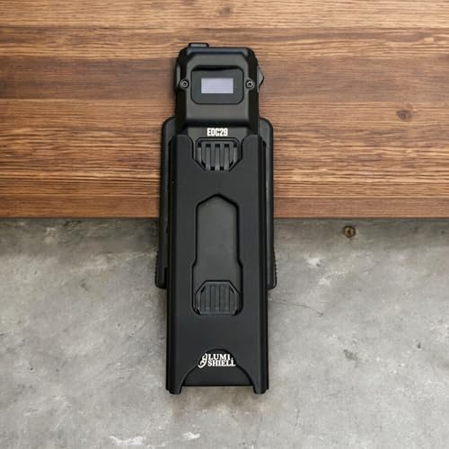 Clip & Carry EDC Belt Holster for The NITECORE EDC29 Tactical Flashlight - Secure Fit, Quick Draw Access, Lightweight EDC Holster - Flashlight not Included