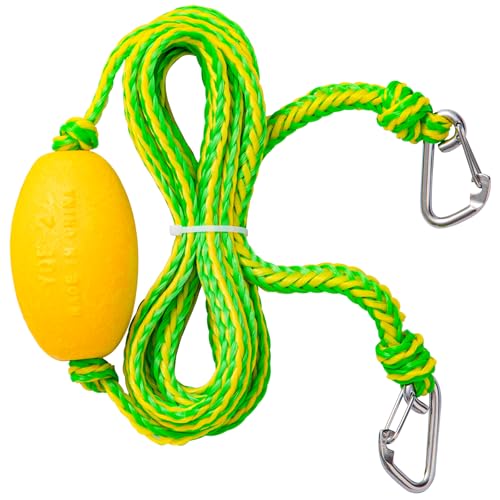 20FT Floating Kayak Tow Rope with Clips - Rescue, Towing & Anchoring Line