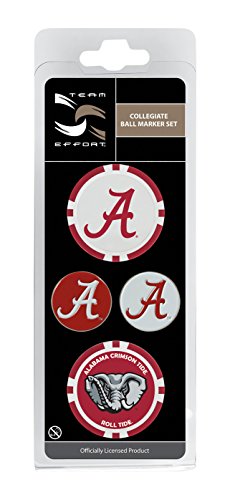 Alabama Crimson Tide Collegiate Ball Marker Set - 4 Pack