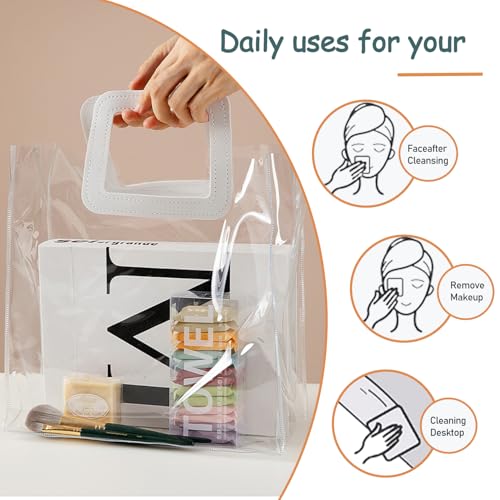 Compressed Cotton Towels - 28 Pack Portable Face Wash Cloths