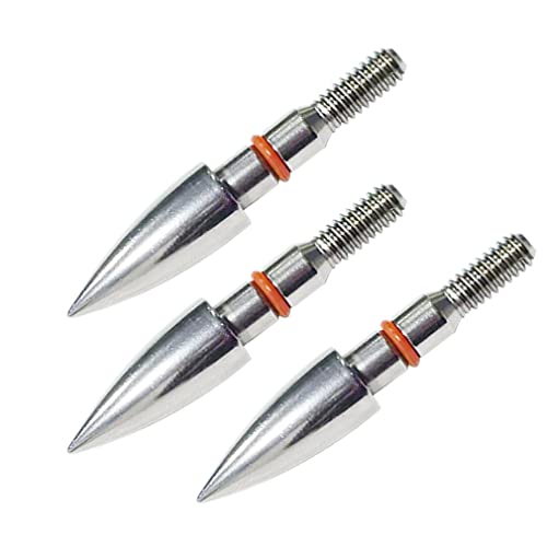 Stainless Steel Archery Field Points - 100/300 Grains for Target Practice