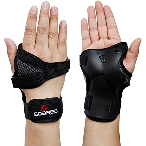 KULEDM Medium Wrist Guard Protective Gear for Skating, Snowboarding & More