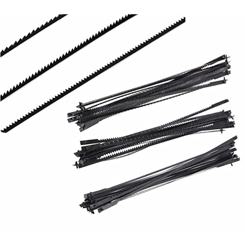 FOXBC 5 Inch Scroll Saw Blade Pin End, (10/15/18 TPI - 36 Pack)