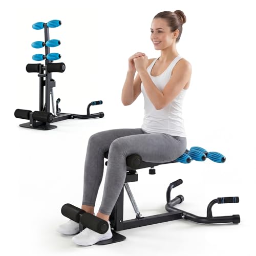 Adjustable Deep Squat Machine for Home Gym - 300 lbs Capacity
