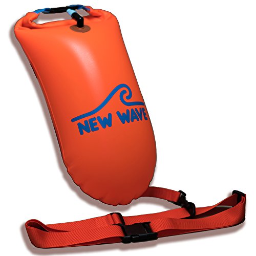 Open Water Swim Buoy - Lightweight Orange Nylon-TPU 15L Float