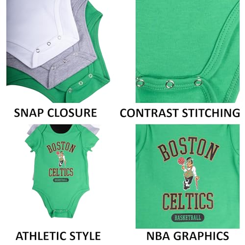 NBA Baby Bodysuit 3-Pack - New York Knicks - 3-6 Months