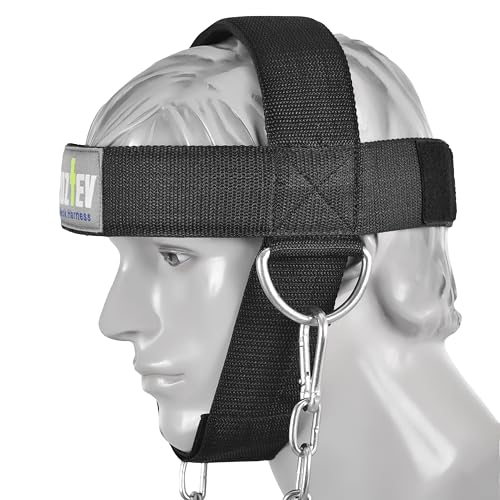 Neck Harness for Strength Training - Adjustable Chin Straps