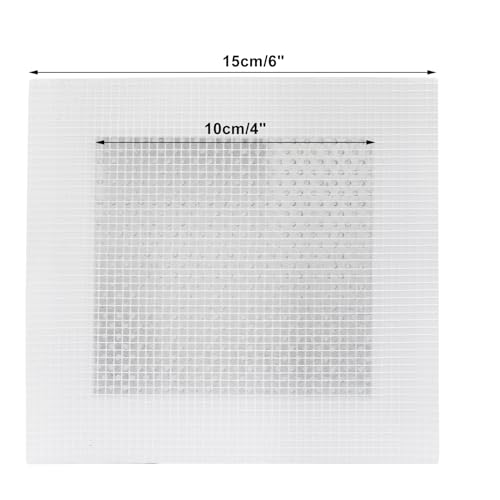 6Pcs Drywall Repairs Patch,4 x 4 Inch Drywall Repair Kit, Self Adhesive Wall Hole Repair Kit for Damaged Drywall or Ceiling