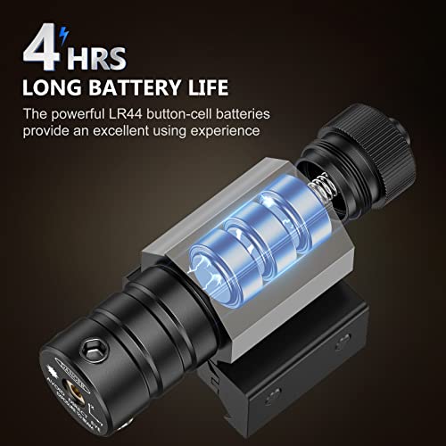 Compact Red Laser Sight for 11mm/21mm Rail - Adjustable Windage & Elevation