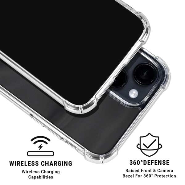 NFL Pittsburgh Steelers Clear Phone Case for iPhone 15