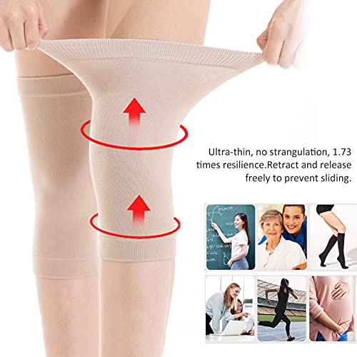 Keenso Cotton Knee Undersleeve for Meniscus Tear - Knee Sleeve for Running & Lifting