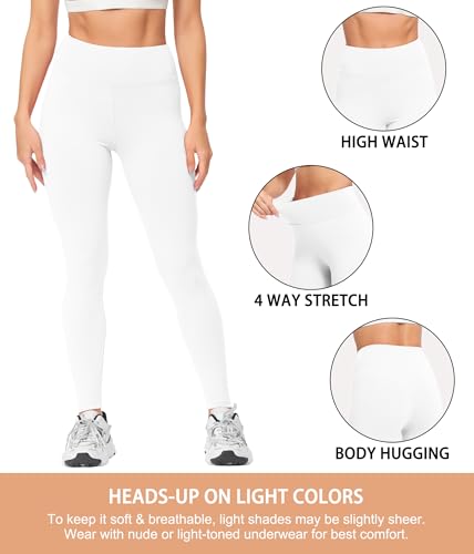 Comfy Women’s Leggings - Full Length & Capri - Large/X-Large - White