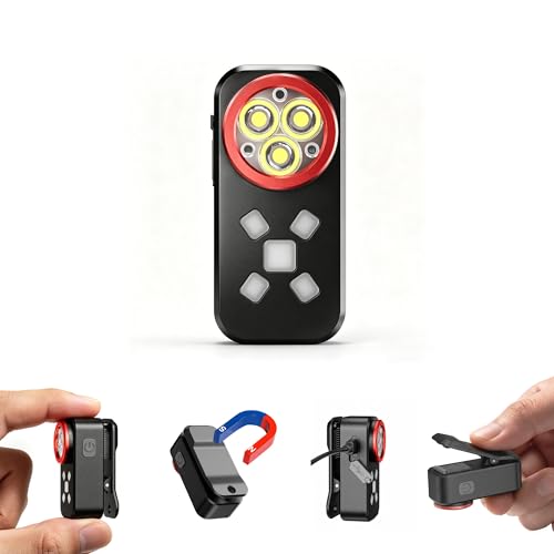 Yzoni R3 Yellow 800 Lumen EDC Clip-On Flashlight, Rechargeable