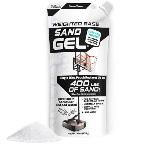 Sand Gel Weighted Base Filler for Basketball Hoops & Umbrellas - 16 oz