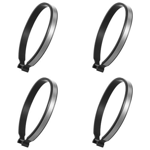 Reflective Cycling Trousers Clips - 4 Pack Elastic Ankle Cuffs