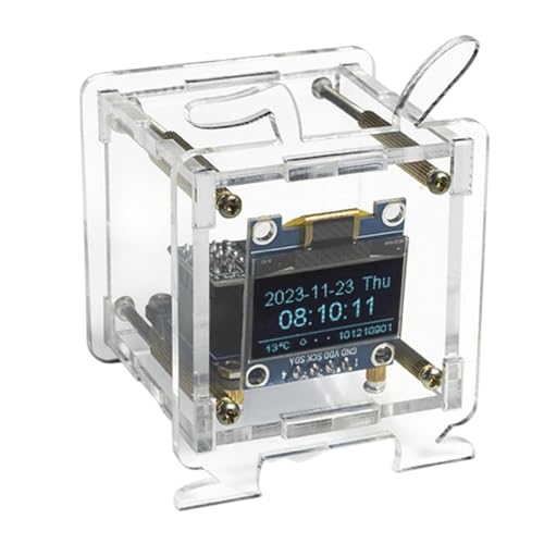 DIY ESP8266 Electronic Clock Kit with Weather Display - Complete Set