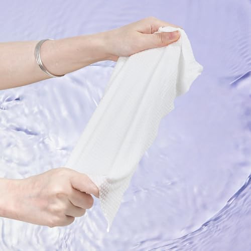 Disposable Compressed Face Towels - 30 Pcs White, Soft Cotton